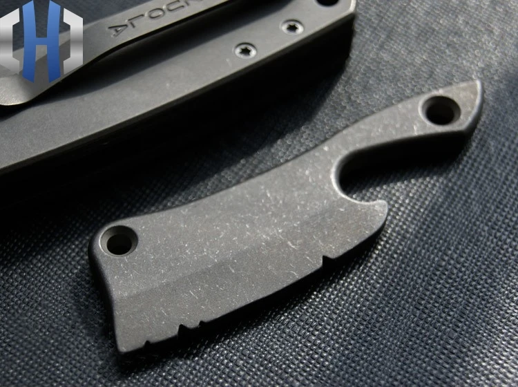  EDC Titanium Alloy Small Kitchen Knife Opener Pendant Key Ring Pendant Chain Buckle Is Not Edged - 32951664055