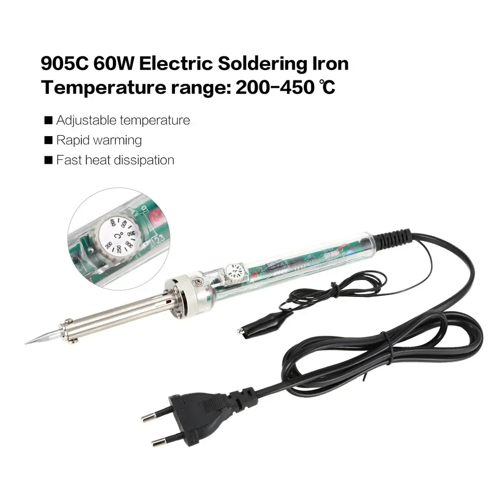 

905C 60W Adjustable Electric Soldering Iron Welding Solder Electric Heat Pencil Soldering Irons Repair Tool Pen