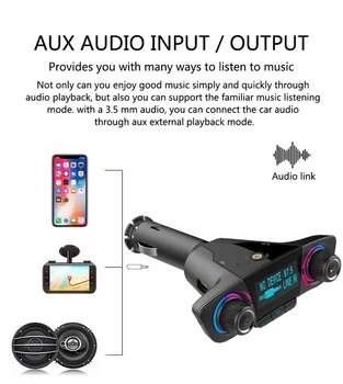 

Car Wireless Bluetoot MP3 Player FM Transmitter Handsfree Call Support TF BT06 Double USB Ports Car Charger Car Accessories