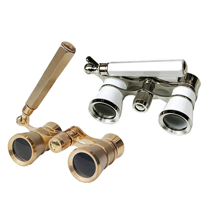 3X Magnification Binoculars Handheld Opera Glasses Hand hold Telescope