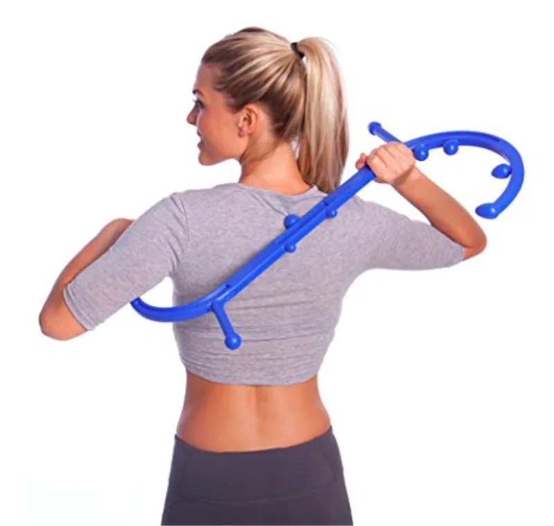 Back Neck Massager Trigger Point Self Massage Stick Therapy Tool