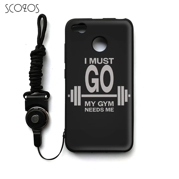 SCOZOS I Must Go Gym Silicone TPU Phone case Soft Cover For Xiaomi Mi 5 6 A1 5X Redmi 4X 4A Note 4 #da40 |