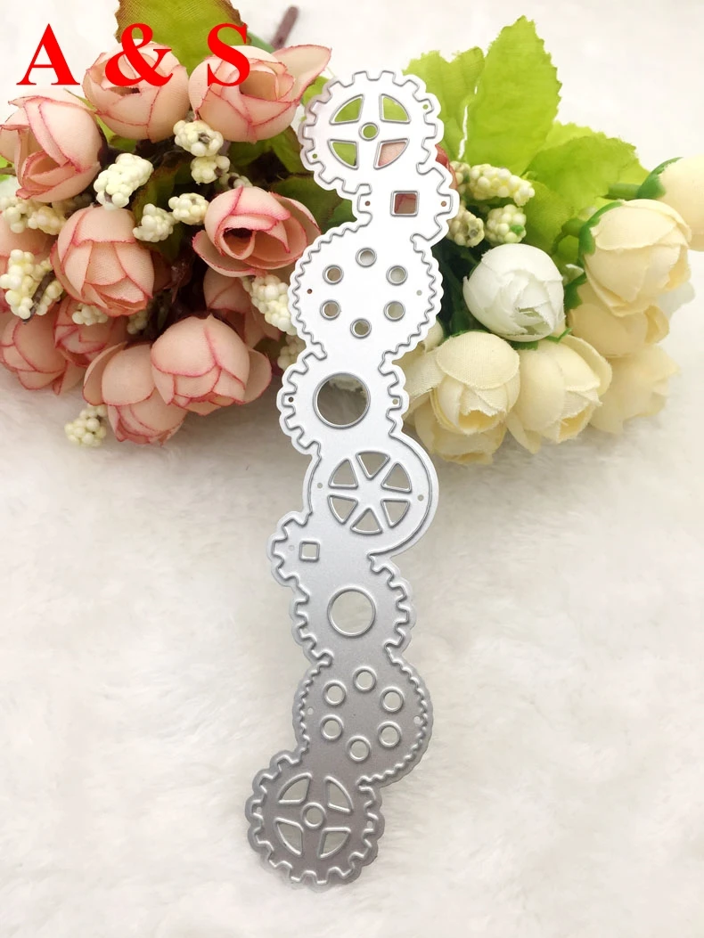  N317 METAL CUTTING DIES Wheel Gear Scrapbook card invitation paper craft party decor embossing sten - 32829503875