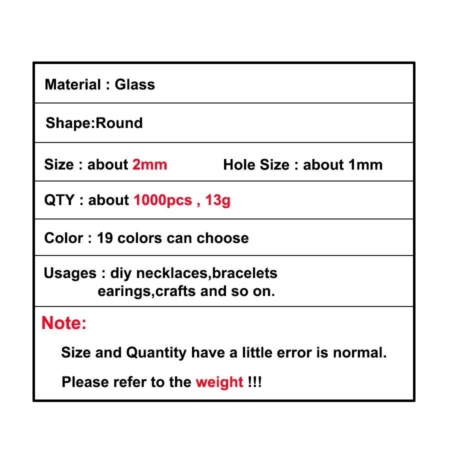 Approx.1000 шт 2 мм арбузный бисер стеклянный бисер чешский Шарм разделитель Бисер для самостоятельного изготовления ювелирных изделий пошив NASSBORO