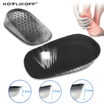 

Heel For Shoes Silicone Gel Heel Cups Pad Electric Height Increase Insoles Gifts For Women Men Adhesive Liners Cushion Padding