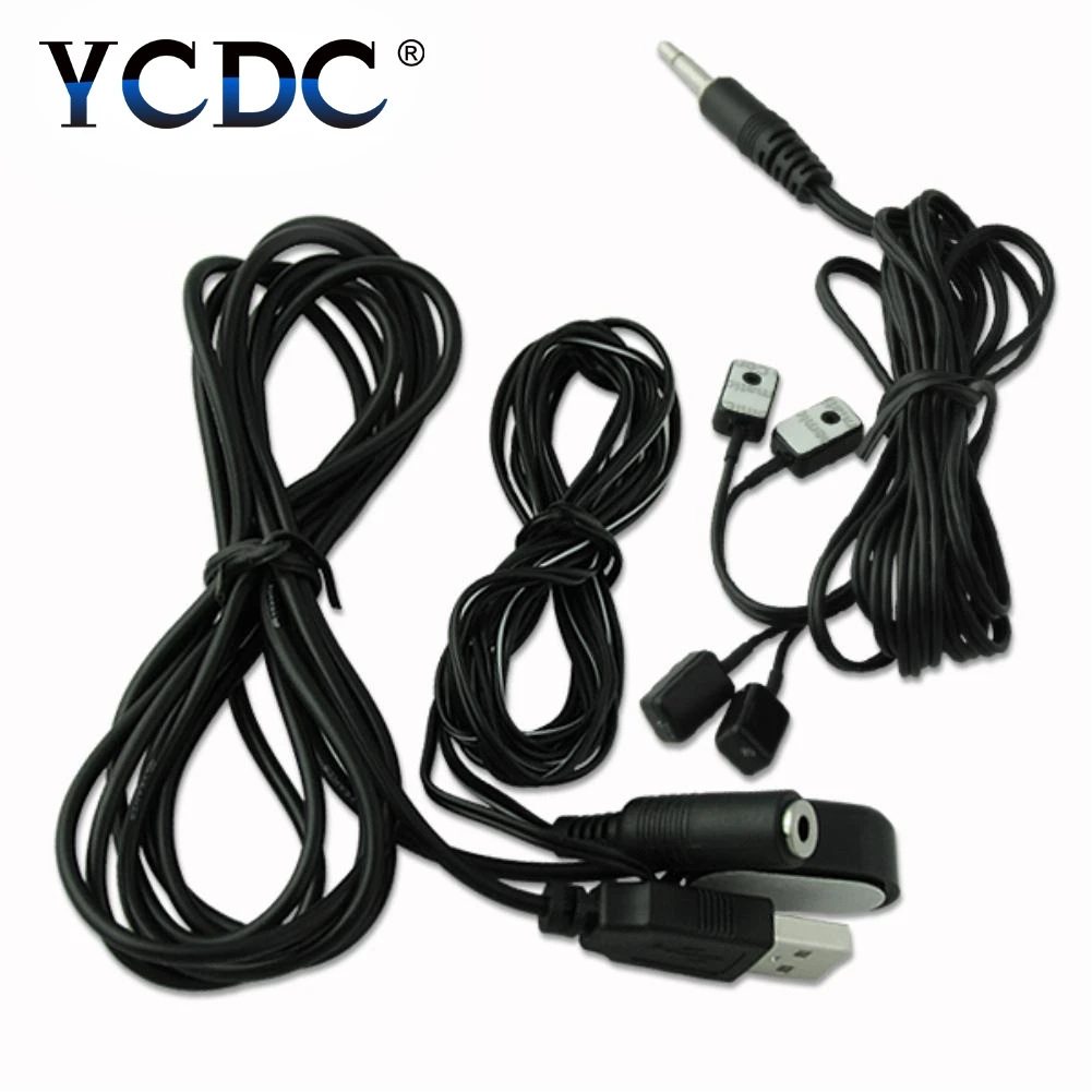 

SALE IR Extender 1 Receiver 1 2 4 Emitter Emitters Repeater System Kit Infrared Remote USB Adapter Transmit Control