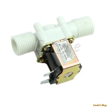 Hot DC 12V 1/2″ Electric Solenoid Valve Magnetic N/C Water Air Inlet Flow Switch -B119