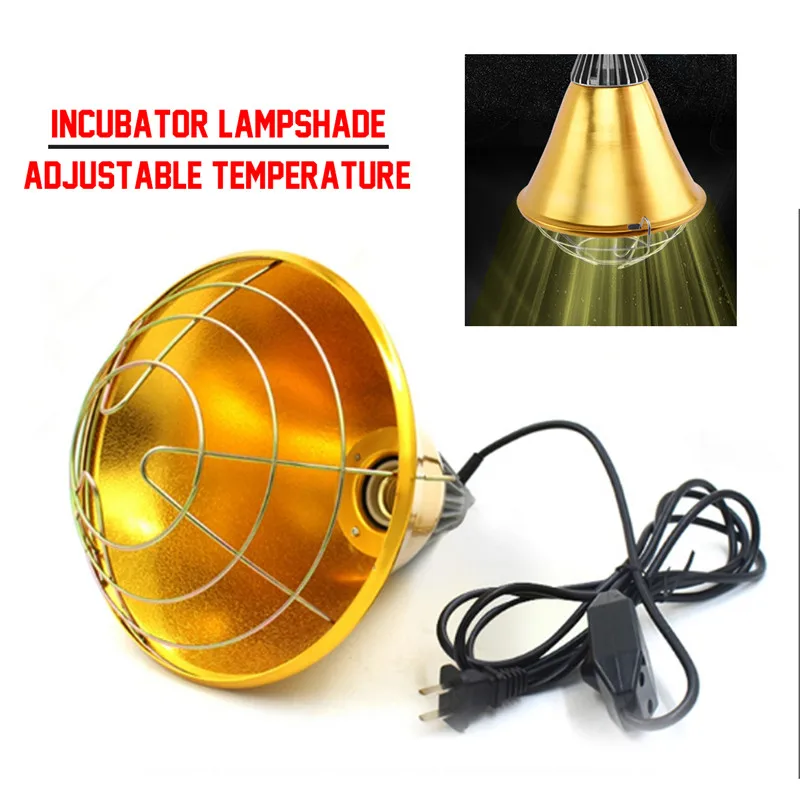 

Adjustable Switch 250W Poultry Heat Incubator Lamp & Hen Pet Infrared Bulb Light Rearing for chick Livestock Piggy Duckling Warm