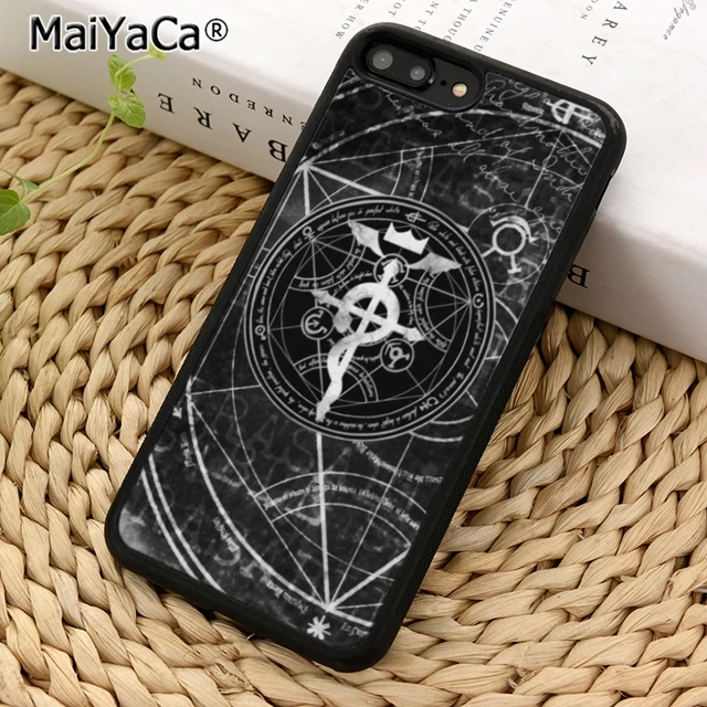MaiYaCa полностью металлический Алхимик Алхимия чехол для телефона iPhone 5 6 s 7 8 plus 11 pro X