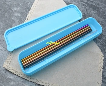 

240pcs/lot Straw Chopstick Spoon fork Tooth Brush Storage Box Portable Holder Container Toothbrush Organizer