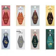 Кожаная Закладка "дверная серия" Бронзовая декоративная Студенческая офисная креативная DIY практичная канцелярская Ретро стиль случайный