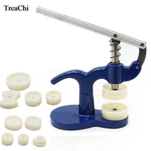 Portessial задняя крышка часов кристальная крышка пресс Набор инструментов Ремонт часы инструмент для пресса стандартные металлические ручные инструменты с 12 шт. штампы