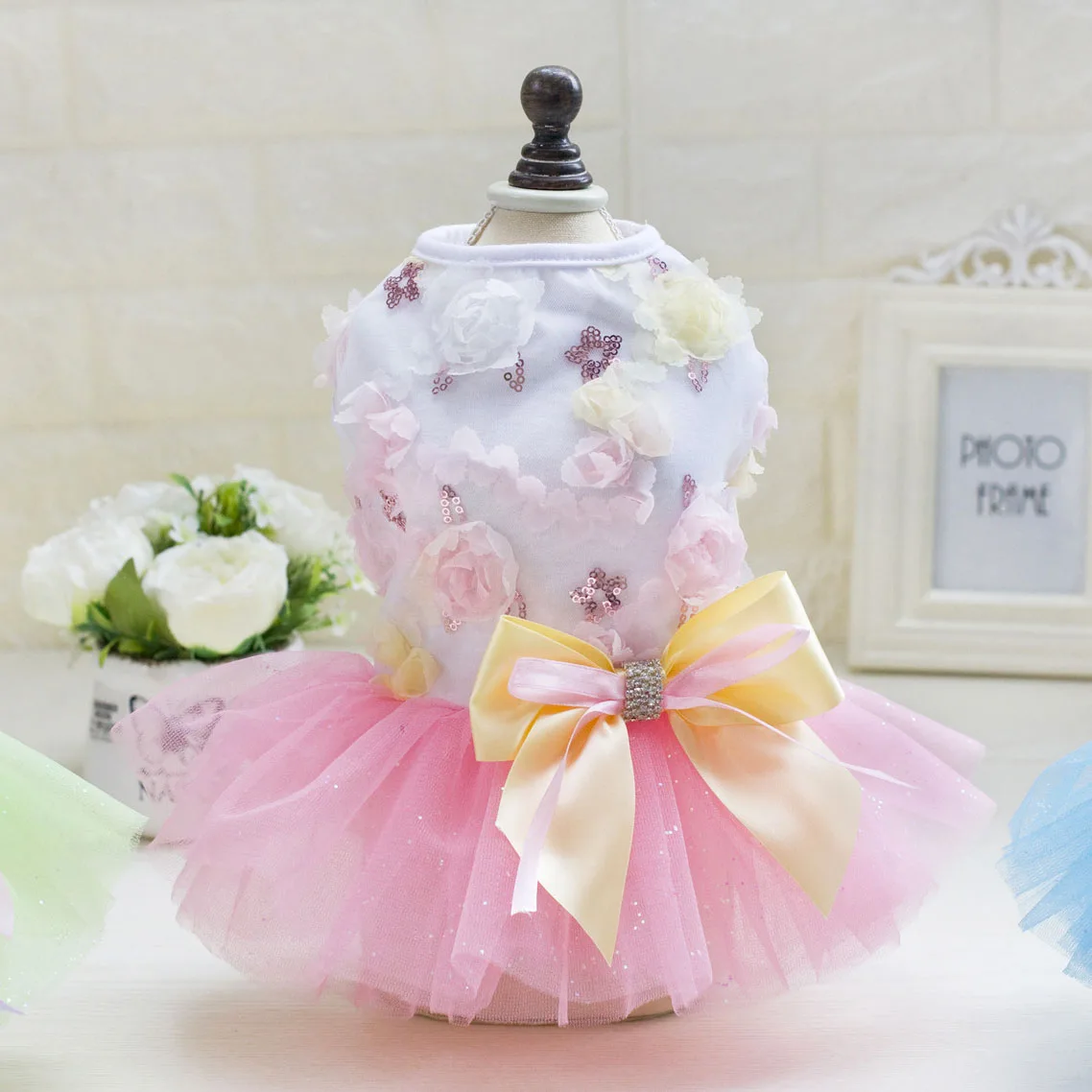 Popular dog clothes for small dog summer dress