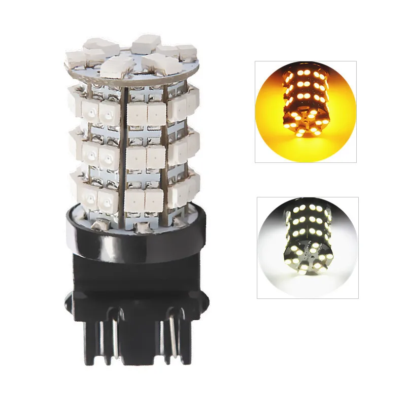Buy 3156 3157 White,Yellow 60 SMD Car Bulb Lamp Auto