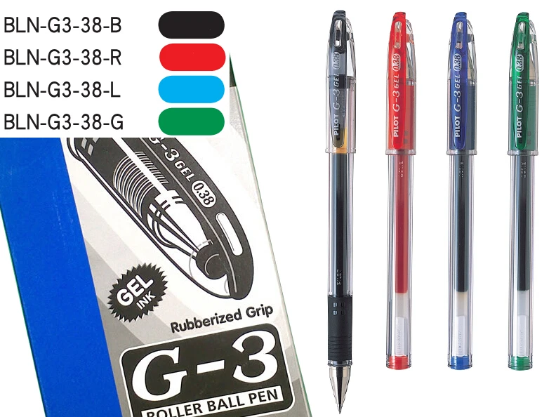 

Gel Ink Pen 0.38MM Japan Pilot BLN-G3-38 signature pen office and school Rollerball pen 12 pcs/lot wholesale FREE SHIPPING