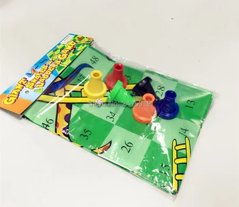 

Free ship 1 set cheap snakes & ladders game toys party favors gifts loot bag fillers give away classic mini.pocket board game