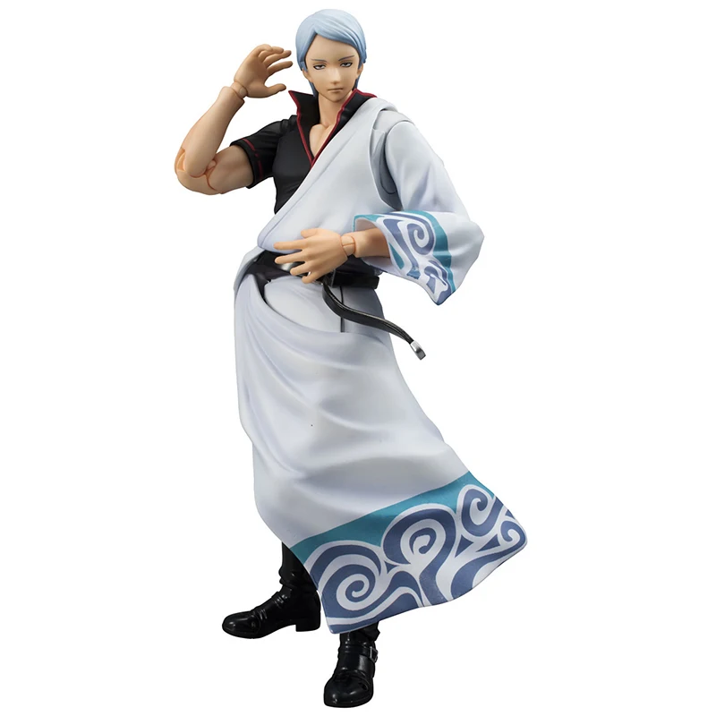 18CM GINTAMA Figure Sakata Gintoki Shimura Shinpachi Kagura Figure VAH Variable VAH HEROES PVC Action Figure Model Toys (7)