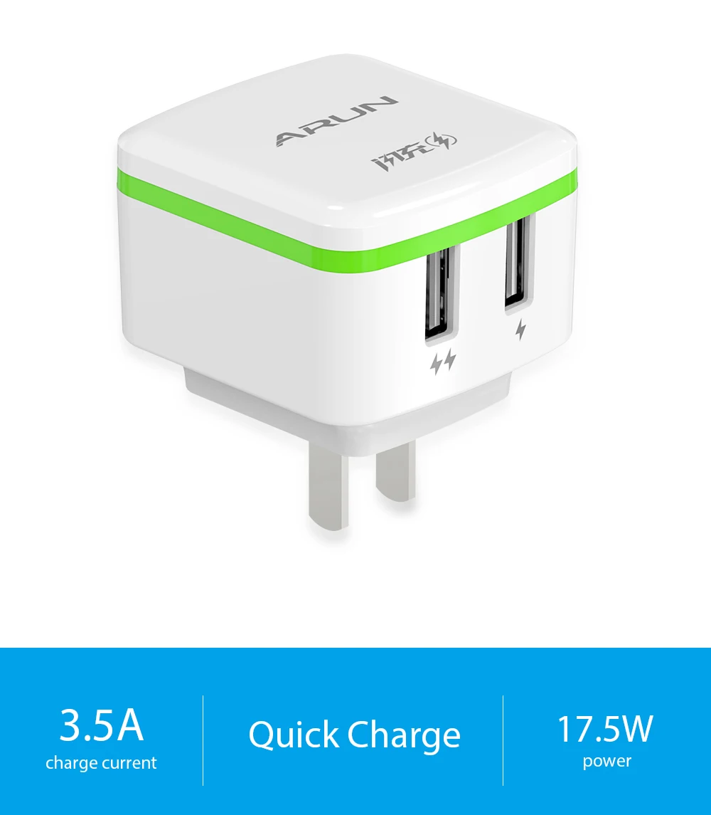 ARUN U206 USB Charger (3)