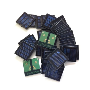 

5Pcs 2V 40mA 39x39mm PET Laminated Polycrystalline Silicon Solar Cell, Solar Panel
