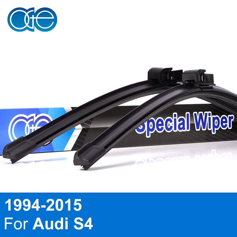 

OGE Front And Rear Wiper Blades For Audi S4 B5 B6 B7 B8 1994-2015 Windshield Silicone Rubber Car Accessories