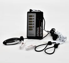 ZENBALA Electro Shock Torpedo Rings with Nipple Clamps E Stim Plug Set W Loops Therapy