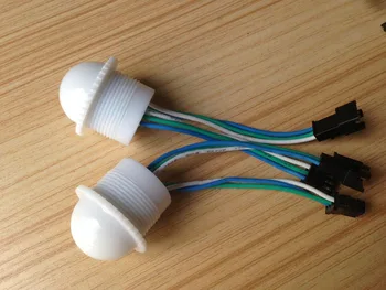 

12V 26mm 3LED rgb pixel SM16703 led pixel module light,addressable 5050 smd rgb led module light,3LEDs/module,Waterproof IP67