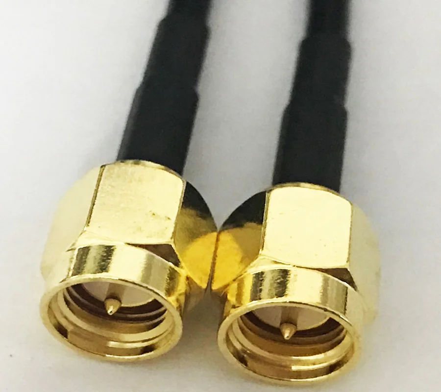 FME female to SMA male прямой обжим для RG174 Соединительный кабель 15 см|female cable connectors|female