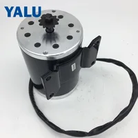 YALU Small MY1020 750W 36V/48V 3000 RPM Straight Motor high powered scooter Electric Bike Brushed DC Motor with Mounting Bracket 4