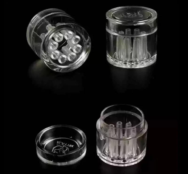 

8 Hole Snail Trap Fish Tank Transparent Leech Vivarium Planarian Pest Catch Pen red bee shrimp Worm Bait Cleaner Feeding Box