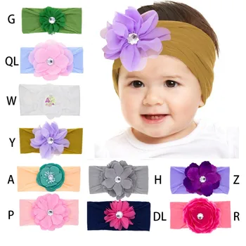 

Baby Hairband Accessories Flower Baby Headband Turban Knotted Newborn Baby Headwear Toddler Children Hairband Party Gift