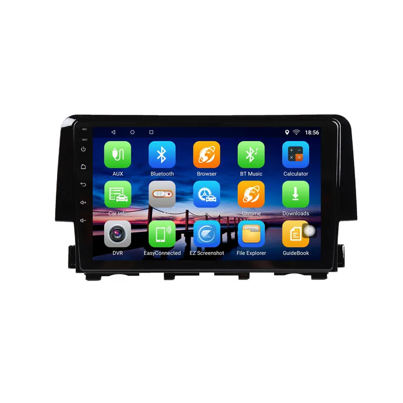 Discount 9" 2G RAM 32G ROM Android Car DVD Video Player GPS For honda CIVIC 2016 audio car radio stereo navigation headunit wifi 1