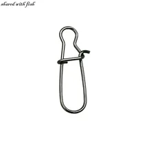 20 шт зацепленная застёжка из нержавеющей стали карабин для рыболовной снасти безопасности защелки крюк Соблазнительные аксессуары разъем оснастки Pesca