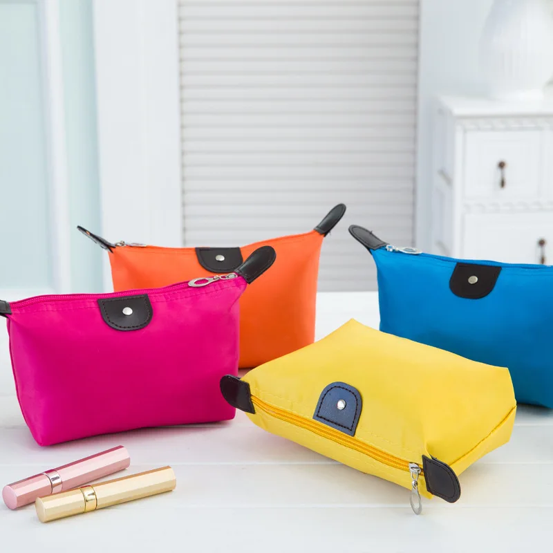 

Attra-Yo Women Large Capacity Dumpling Cosmetic Bags Ladies Simple New Fashion Makeup Bag Travel Storage Cosmetic Cases
