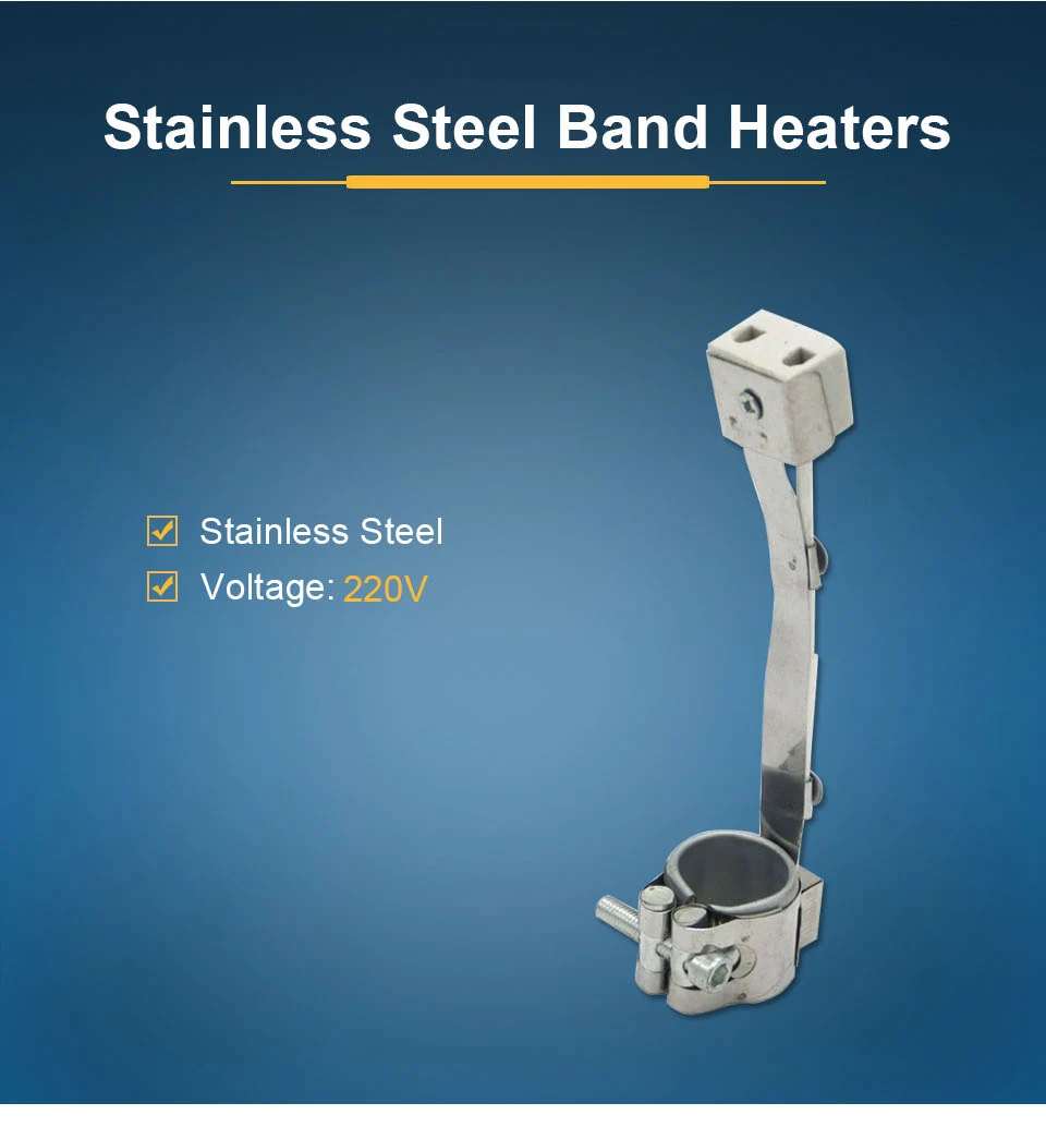 ljxh pces tomada cerâmica aquecedor de banda inoxidável para máquina plástica da injeção