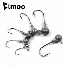 Bimoo 20 шт. свинцовая головка джиг 9 г 6 г 4 г 3 г 1 г 2/0 1/0#2#4#6 колючий крючок Мягкая приманка Вибрационный крючок рыболовные крючки