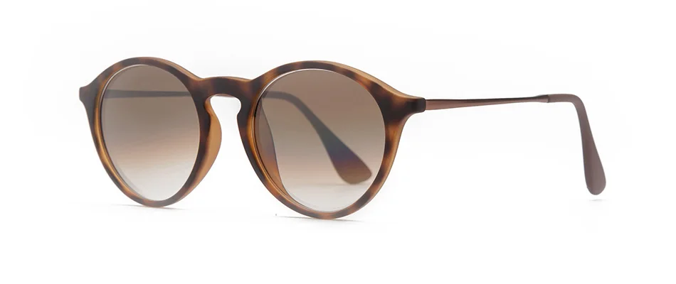 Боло. Ray ban 4243 EriKa, классические круглые солнечные очки для женщин тонкий УФ-фильтр 49 мм стеклянные линзы для вождения, зеркальные солнцезащитные очки oculos de sol Gafas очки для взрослых UV400