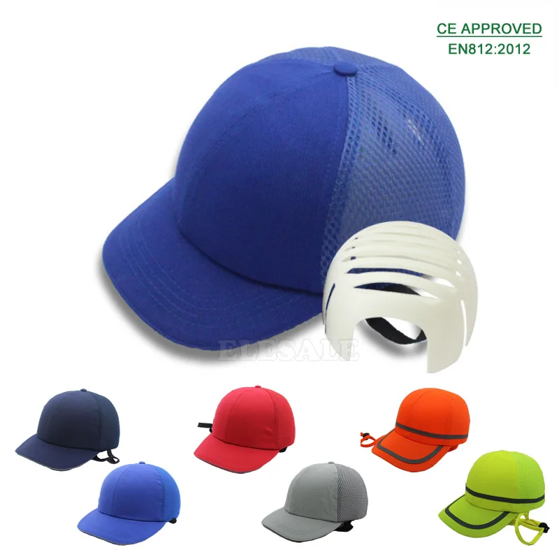 

New Summer Bump Cap Baseball Hat Style Protective Hi-Viz Hard Hat Work Safety Helmet For Work Site Head Protection