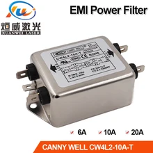 CANNY WELL EMI Power Filter CW4L2-20A-T Single-phase Double-section Power Filter CW4L2-10A -T CW4L2-6A -T CANNY WELL EMI Power Filter CW4L2-20A-T Single-phase Double-section Power Filter CW4L2-10A -T CW4L2-6A -T