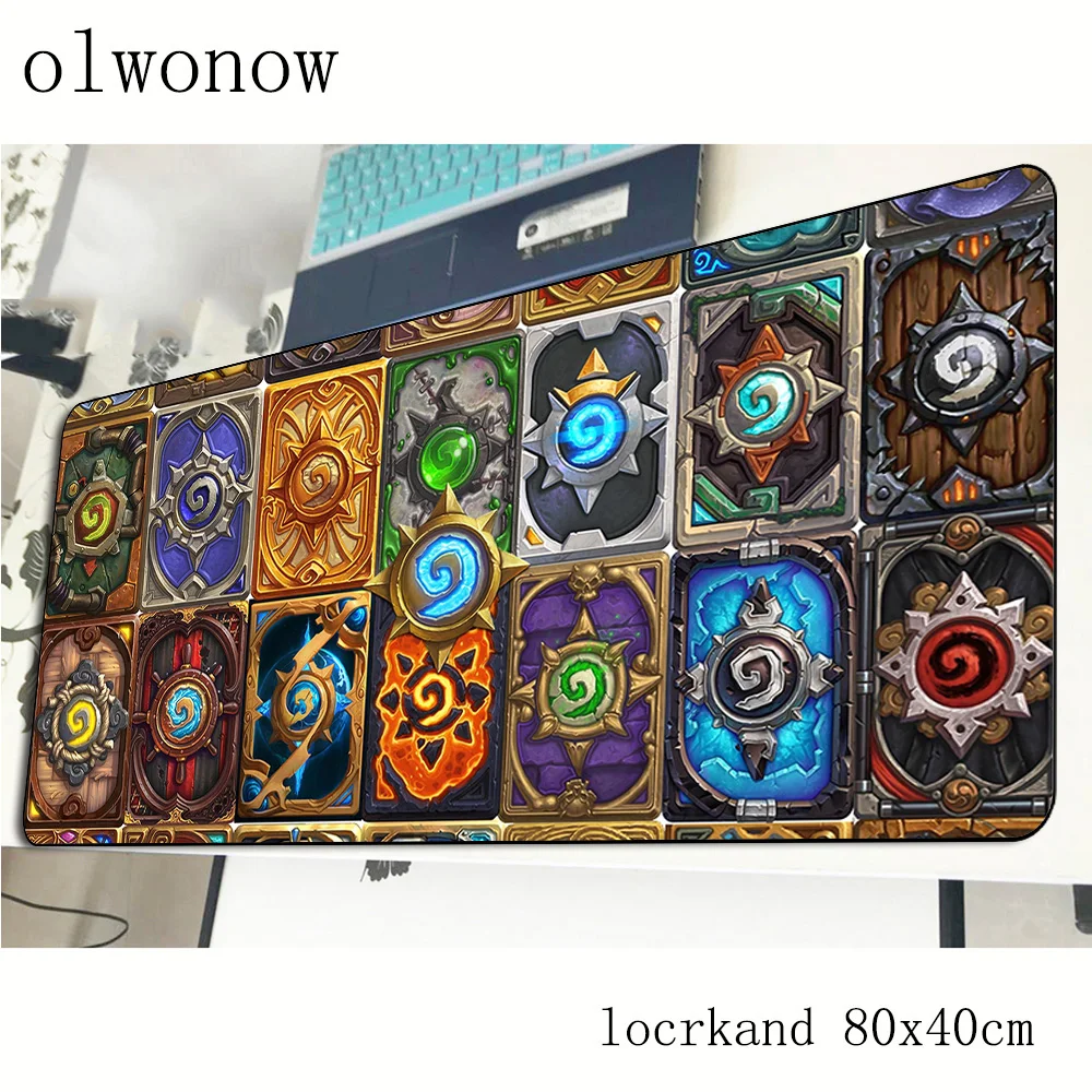Hearthstones Mousepad Gamer Hd Pattern 800X400X2Mm Gaming Mouse Pad Cool Nuovi Accessori Per Notebook Laptop Padmouse Tappetino Ergonomico