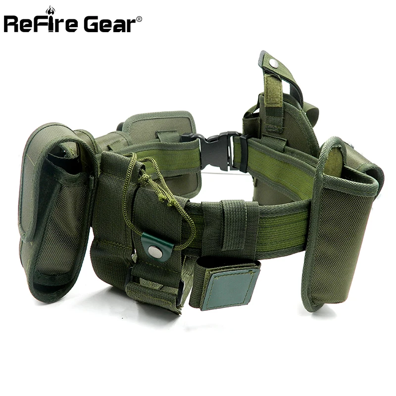 ReFire Gear 10 в 1 Молл SWAT военная техника тактический пояс для мужчин армейский