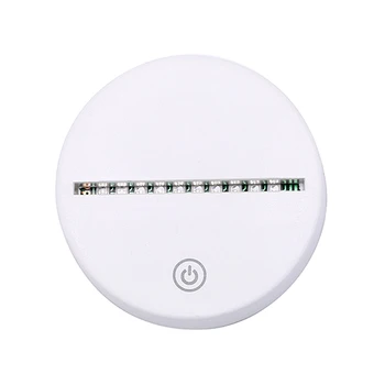 

Touch Lamp Base White For 3D Night Light LED Light Base White Led Lamp Holder Hot Sale Without Pattern
