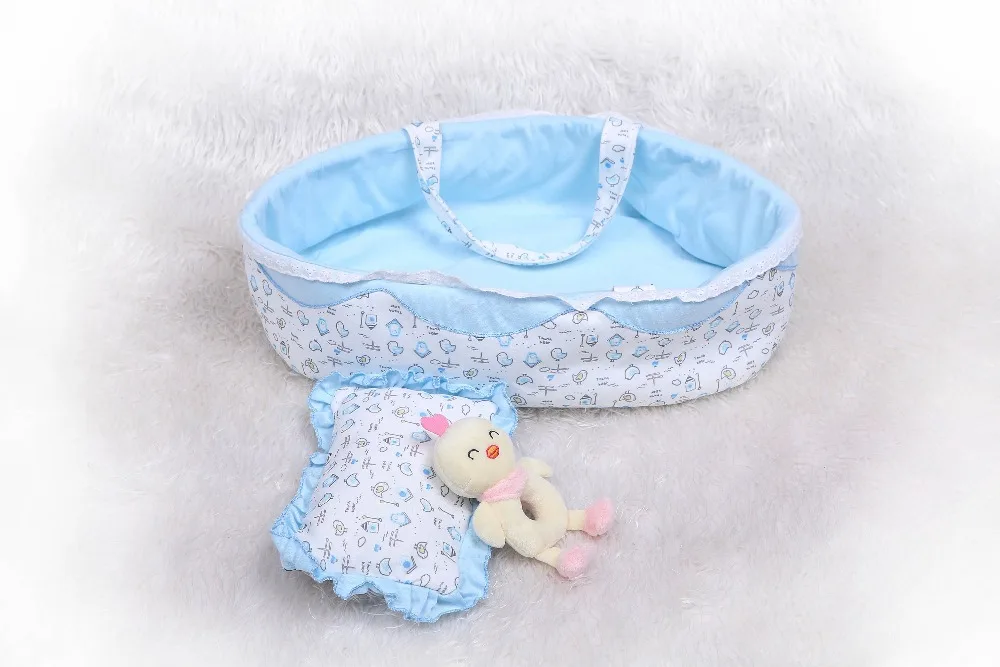 Кукла bebes reborn мягкая силиконовая кукла Bonecas Реалистичная со спальным мешком набор