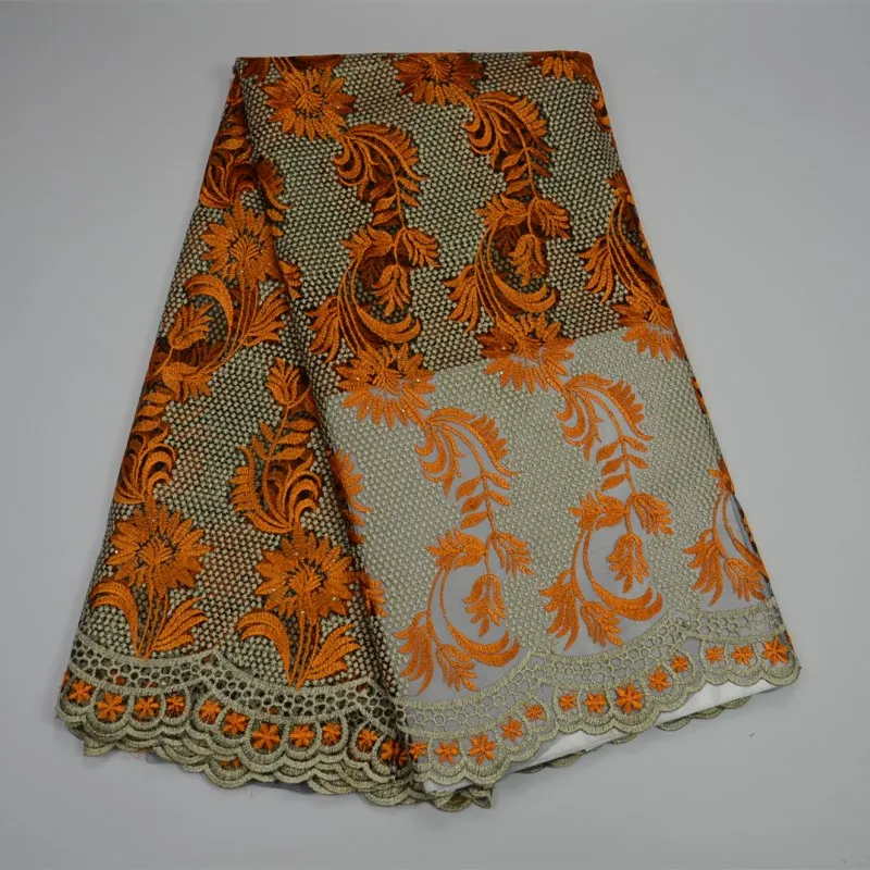 

African embroidered New pattern with flower French tulle lace net mesh lace fabric for wedding party