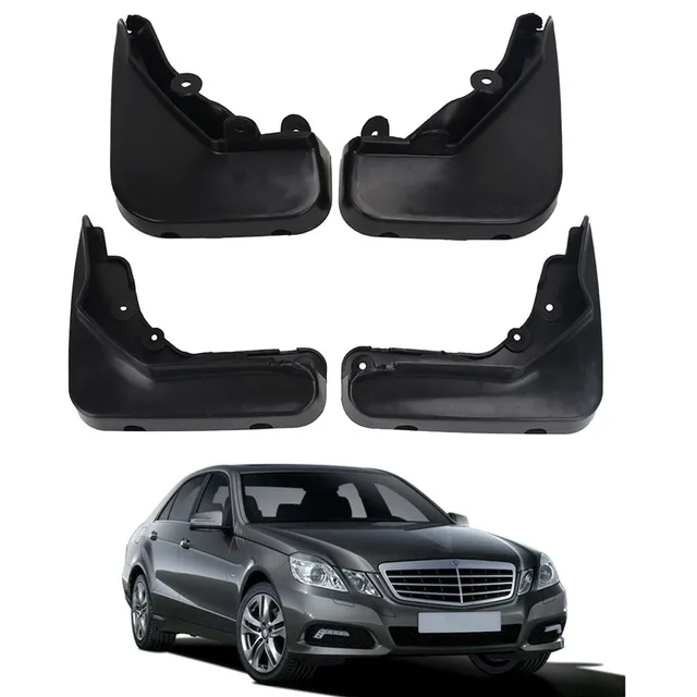 1Set Mud Flaps For Mercedes Benz E Class Sedan W212 2008 2013 Mudflaps