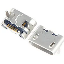 10 шт. бык рога micro usb 5pin USB гнездо бесщеточный DIP для зарядки
