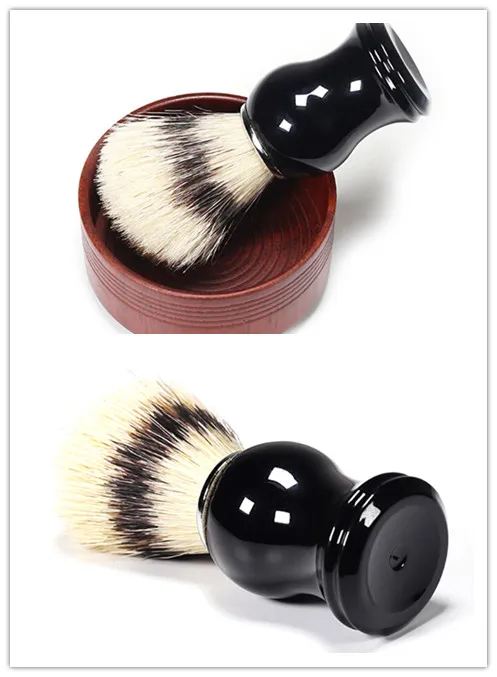 1PC High quality Men Shaving Bear Brush Best Badger Hair Shave Wood Handle Razor Barber Tool