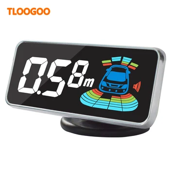 

new Arrival Parking Sensor 8 Sensors LCD Kit Display Car Reverse Backup Radar Monitor System