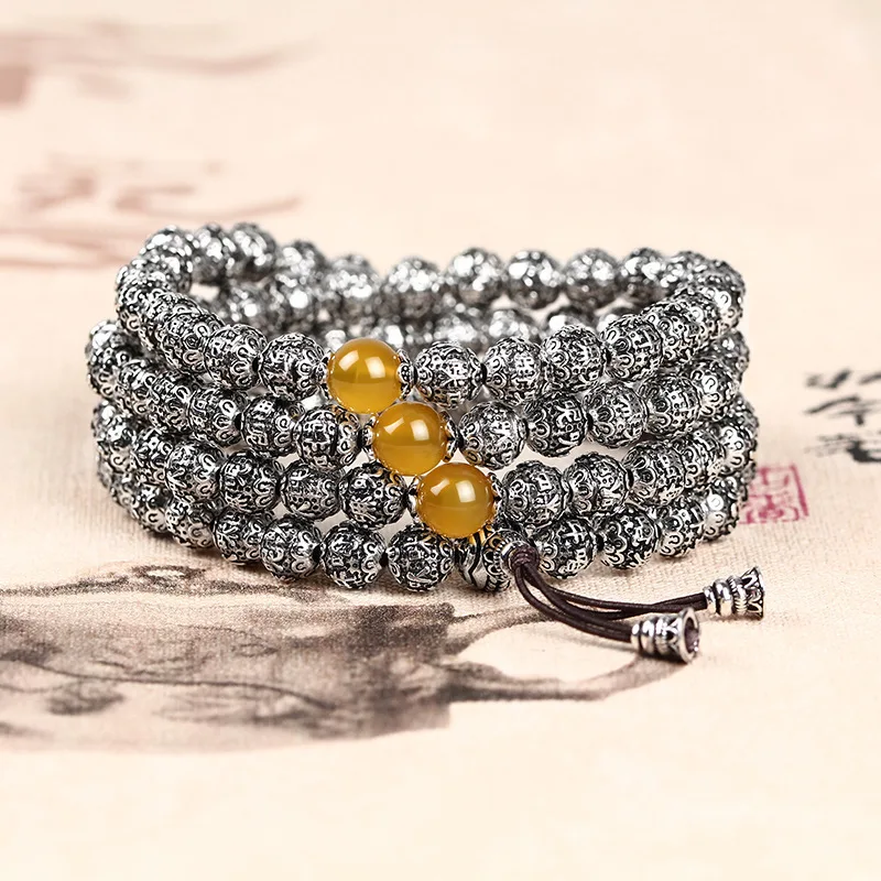 

Hong hand st act the role ofing is tasted Thai silver resto ancient ways multilayer bracelets for men and women