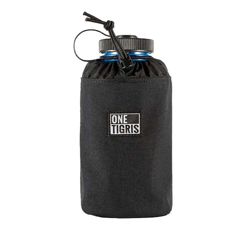 

OneTigris Tactical Sports Bottles Pouch MOLLE Camping SNIPER EDC Water Bottle Holder Bag Plus Size Drawstring Bottle Holder