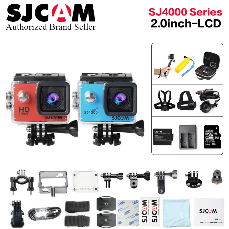 Original Sjcam SJ4000 Series 2.0 Screen Sj4000 SJ4000 WIFI 1080P HD 30M Waterproof Diving SJ 4000 wi fi Sports Action Camera цена Original Sjcam SJ4000 Series 2.0 Screen Sj4000 SJ4000 WIFI 1080P HD 30M Waterproof Diving SJ 4000 wi fi Sports Action Camera цены онлайн